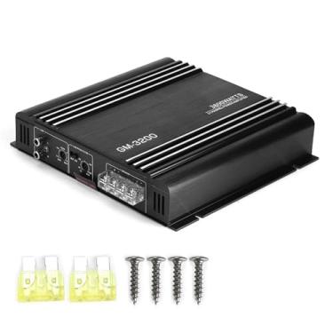 Imagem de Amplificador de potência de áudio de 2 canais, 3800W, amplificador estéreo para carro, 12V, amplificador estéreo preto, acessórios eletrônicos para carro estáveis
