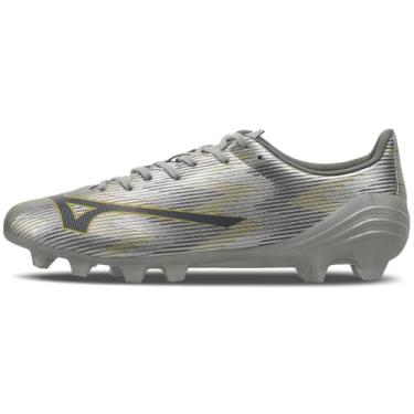 Imagem de Mizuno Chuteira de Campo Masculina Mizuno Alpha II Select MD 40 Prata