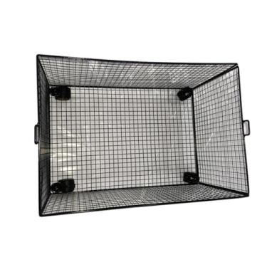 Imagem de Llazsybz Carrinho Organizador de Arquivos com Rodízios para Escritório, em Ferro E Tela, Multifuncional, Ideal para Estudantes, Escritório E Sala de Estar, Preto, S