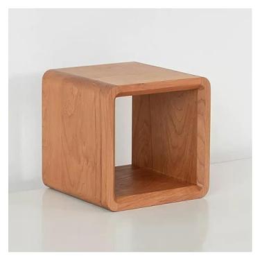 Imagem de Prateleiras flutuantes rústicas montadas na parede quadradas flutuantes, rack de armazenamento de grade de madeira maciça, prateleiras decorativas de madeira de fazenda, armazenamento de exibição