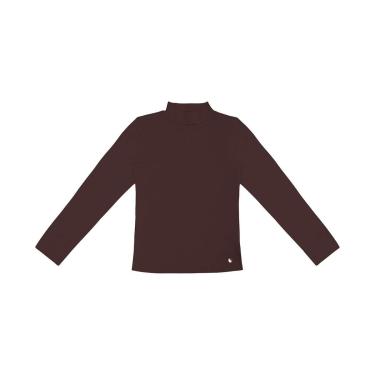 Imagem de Blusa Feminina Gola Alta Rovitex Marrom-Feminino