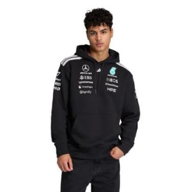 Imagem de Blusa Adidas Capuz Mercedes - Amg Petronas F1 Team Driver Masculina-Masculino