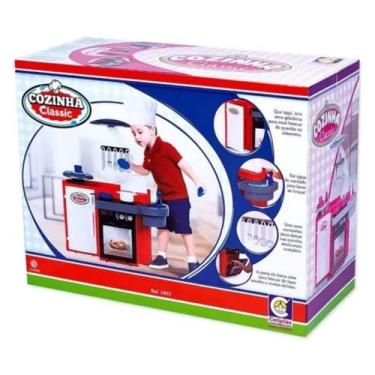 Imagem de Cozinha Infantil Classic Brinquedo Educativo Para Crianças 2 3 4 5 Ano