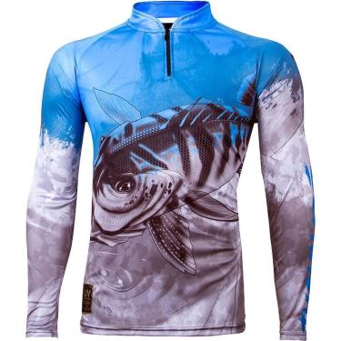Imagem de Camiseta de Pesca King Brasil Manga Longa -Tucunaré-Masculino