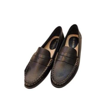 Imagem de Mocassim Andacco Preto em Couro-Feminino