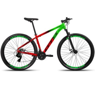 Imagem de Bicicleta Aro 29 GTS Full 24 Marchas Freios a Disco - GTS FEEL, Verde,