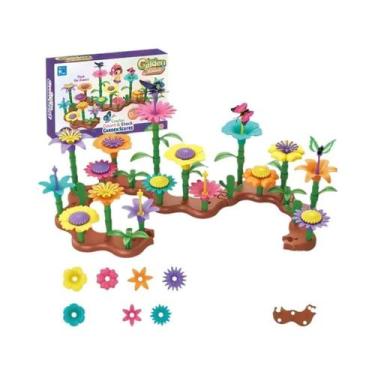 Imagem de Blocos De Montar DIY Jardim De Flores De Coral Oceânico Para Meninas, 