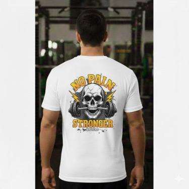 Imagem de Camiseta Dry Fit Masculina Academia Treino Monstro Motivacional No Pai