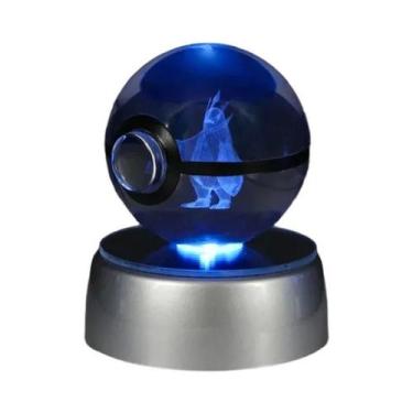Imagem de Base De Luz LED Para Figuras De Bola De Cristal 3D Pokémon: Butterfree