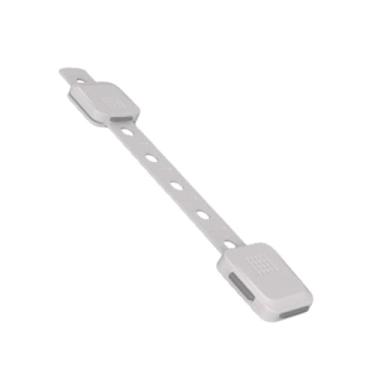 Imagem de Kit 3 Trava de Segurança Bebê Proteção Infantil com Adesivo Multiuso Criança Fechadura para Porta Janela Gaveta Armário (BRANCO)