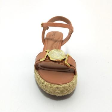 Imagem de Sandália Feminina Salto Anabela Beira Rio Moda Fashion 8486