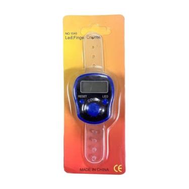 Imagem de Clicker de dedo - eletrônico de contador de contagem de dedo | Display digital portátil número clique redefinível acessórios de treinamento para golfe natação tricô