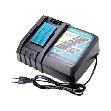 Imagem de Carregador Rápido De Bateria Compatível Com Makita DC18RC Para Bateria