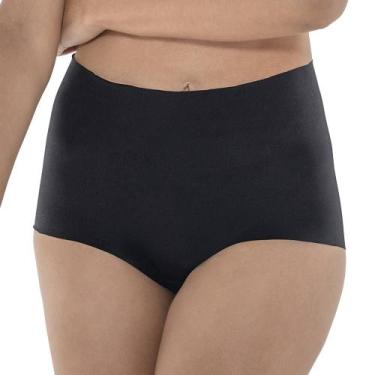 Imagem de Calcinha Clássica DeMillus Hipslip 57023/57230 Corte a Laser, Preto, E