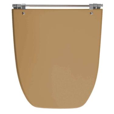 Imagem de Assento Sanitario Scala Amendoa Para Vaso Ideal Standard