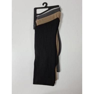 Imagem de Kit 3 pares Meia Social Homem Poliamida Meianyl Lupo 6002., 37 a 44, P