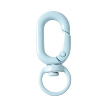 Imagem de Fechos De Lagosta Metálicos Coloridos 5 Peças Giratórios Para Cordões,