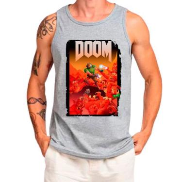 Imagem de Camiseta doom jogos games camisa masculina lançamento 01 - DESIGN CAMI