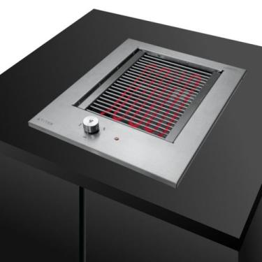 Imagem de Churrasqueira Grill Elétrica de Embutir Estilo Cooktop Diamond Fine Ti