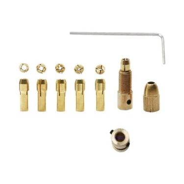 Imagem de Conjunto De Mandril Para Mini Furadeira Para Eixo De Motor Elétrico, A