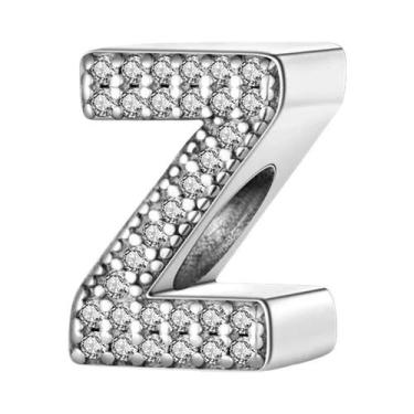 Imagem de Pulseira De Prata 925 Com Berloques De 26 Letras Clássicas Para Mulher