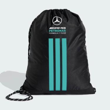 Imagem de Bolsa de Academia Adidas Mercedes AMG Petronas F1 Team DNA Preta, Únic