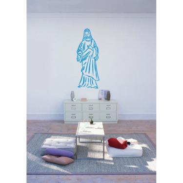 Imagem de Adesivo De Parede Decorativo Jesus Cristo Para Sala Cozinha