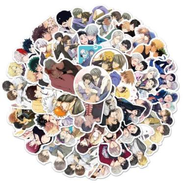 Imagem de Adesivos Bl Yaoi Gays Anime, pacote de 50 unidades, 4-7 cm - yiweisai