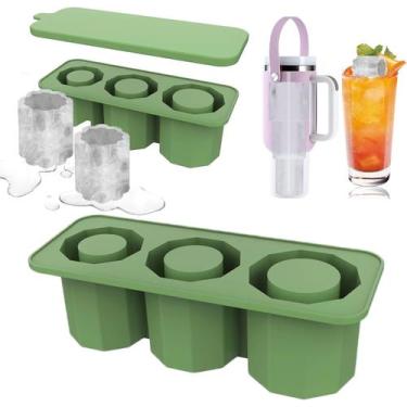 Imagem de Molde para Cubitos de Hielo Compatible con Stanley Cup con Tapa de Sil