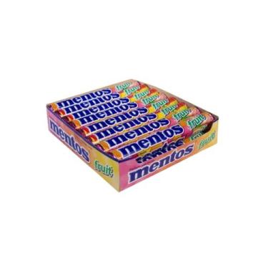 Imagem de Mentos Pastilha Fruit  Frutas Sortidas Display c/ 16un