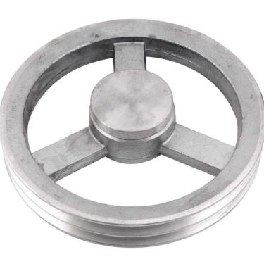 Imagem de Polia Alumínio 230mm 2 Canais Perfil A - Vonder