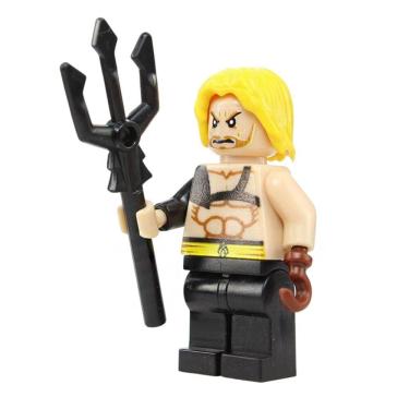 Imagem de Boneco Super Herois Vilões Quadrinhos Hq Bloco De Montar