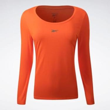 Imagem de Camiseta Reebok Manga Longa Workout Feminina-Feminino