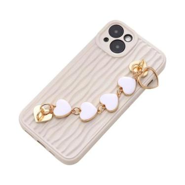 Imagem de Capa De Telefone Com Cadeia De Urso De Acrílico Colorido E Acessórios 