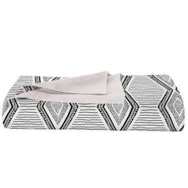 Imagem de Colcha Solteiro Teka Allegro Plus 90 fios 150x230 cm Estampa:Zag