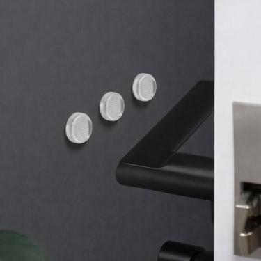 Imagem de 15 Un Protetor Anti Impacto Ruído Adesivo Silicone Porta Parede Moveis