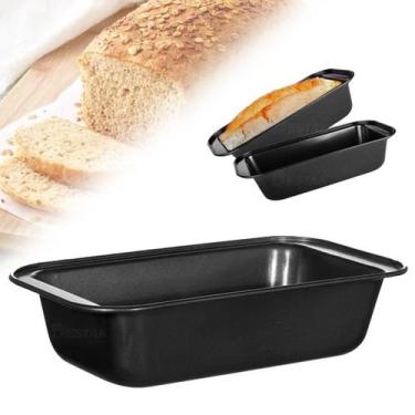 Imagem de Forma Retangular De Metal Para Pão 183G Ud9 123Util Tamanho: 6Cm - 123