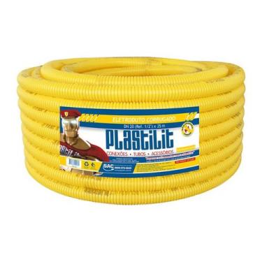 Imagem de Eletroduto Corrugado Leve Dn 20 1/2'' 25m Plastilit