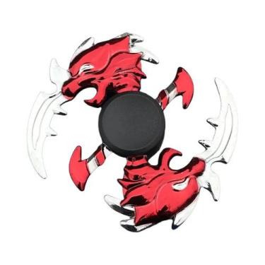 Imagem de Fidget Spinner Colorido De Liga De Zinco Com Rolamentos Suaves, Brinqu