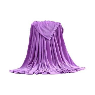 Imagem de Cobertor De Flanela Coral Azul E Rosa, Macio, Quente E Fino, Cobertura