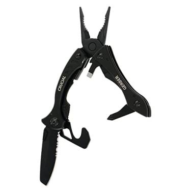 Imagem de Gerber Gear Multiferramentas Gerber Crucial – Preto Com Clipe De Bolso E Cortador De Alça [31-001518]