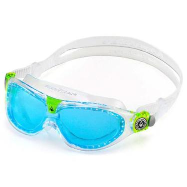 Imagem de Máscara De Natação Infantil Aquasphere Seal Kid Lente Azul, Lb_azul_ve