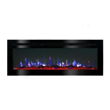 Imagem de Lareira Elétrica Wgrif Opala 50" De Embutir 127V Preta