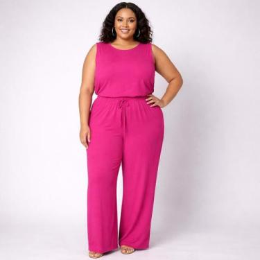 Imagem de Calça Feminina Plus Blessed Conforto E Estilo 6101 -, Pink, G3 (54/56)