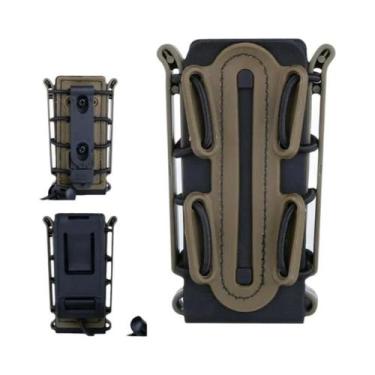 Imagem de Bolsa Tática Para Carregador De 9mm Com Clipe De Cinto Para Glock Bere