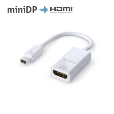 Imagem de Cabo Adaptador Mini Displayport Macho X Hdmi Femea 2.0 4k 60hz (purelink)
