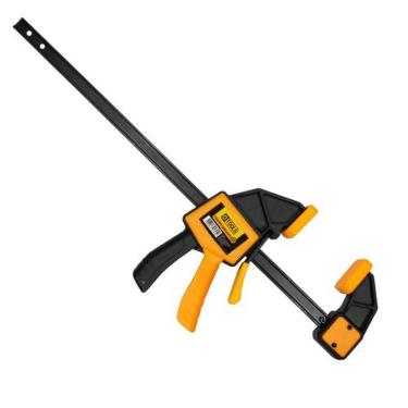 Imagem de Grampo Tipo Sargento 30 X 300MM para Marcenaria e Carpintaria em Aço Carbono Resistente Dtools