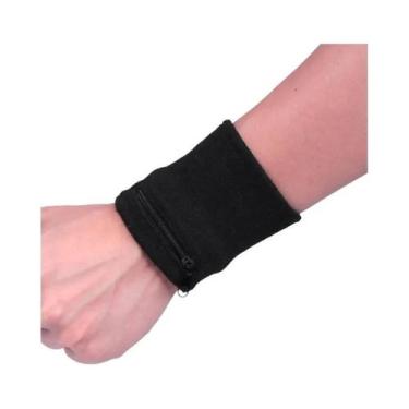 Imagem de Braçadeira Esportiva Para Corrida Com Bolso Com Zíper, Bolsa De Braço 