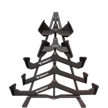 Imagem de Kit Puxadores Anatômicos Academia Musculação Yangfit + Suporte-Unissex
