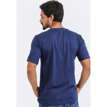 Imagem de Camiseta Básica Masculina Reforçada Ombro a Ombro Algodão - Techmalhas